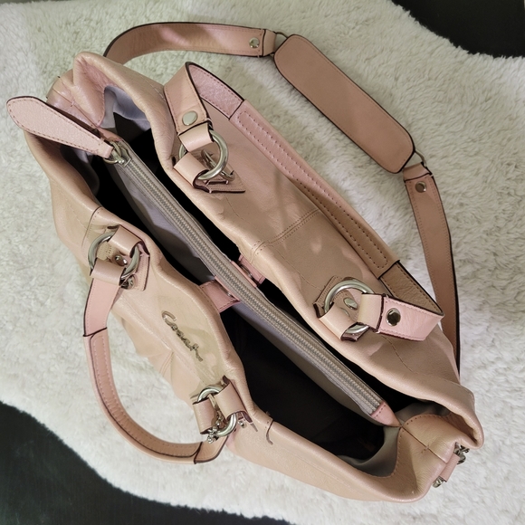 COACH Ashley Leather Carryall Satchel Handbang - Picture 11 of 16